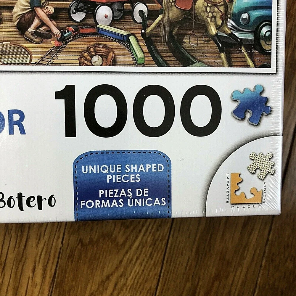 Vintage‎ Toy Shop 1000 Piece Puzzle Collector Art By Sergio Botero NEW Sealed